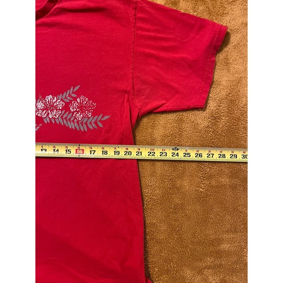 Nike Vntg Hawaii Tee Shirt Mens Red Hawaii Tee‎ Size M - Picture 4 of 6